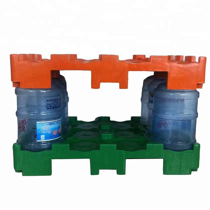 Stackable Plastic Water Bucket Pallets - Large Load Capacity
