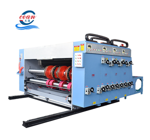 3 Màu <span class=keywords><strong>Carton</strong></span> Sóng Máy In Flexo Máy In Xẻ Rãnh Để Bán - Product Image 2