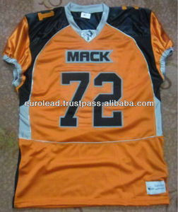 Ensemble d'uniformes de football américain 100 % neuf, style haut de gamme, en tissu durable, avec broderie en twill. - Product Image 4