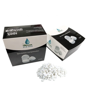 OEM Trung Quốc Bán buôn máy tính bảng đồng xu mô Rayon Chất liệu Hot Bán phân hủy sinh học nén khăn - Product Image 1