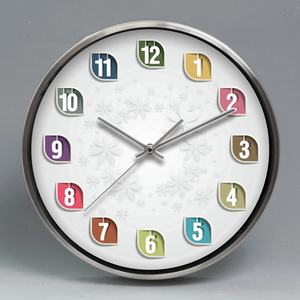 Horloge murale à Quartz avec cadre métallique en <span class=keywords><strong>aluminium</strong></span>, style Morden, jouet décoratif de maison, vente en gros, - Product Image 3