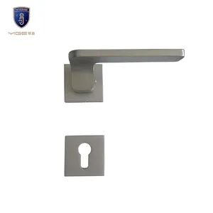 YG7202-113 Zinc Alloy Bathroom Wooden Door Lever Handle Door Handle With Key