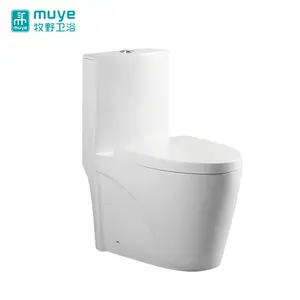 UPC moderno Design monopezzo sanitari in ceramica a doppio scarico wc bianco o nero