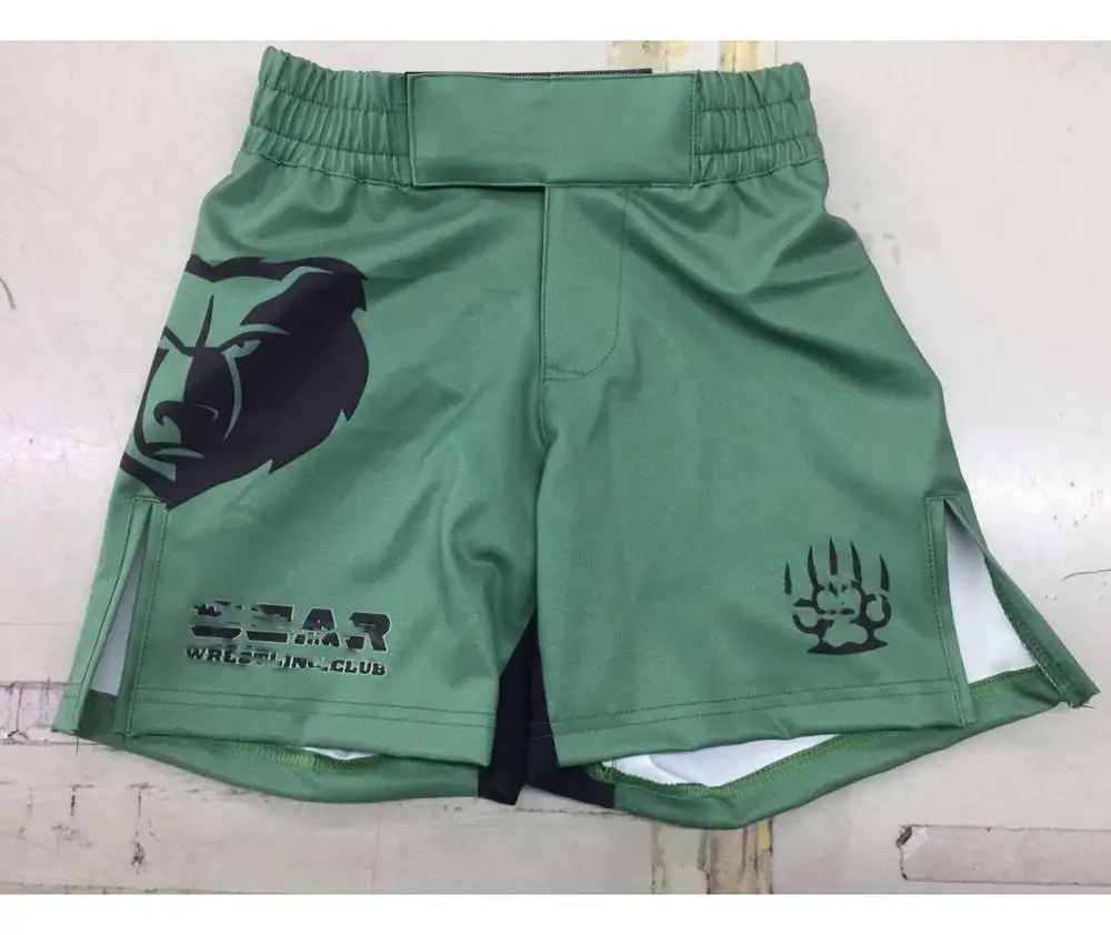 Kawasaki faça seu próprio shorts de mma de subolmação