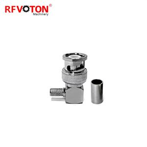90 градусов BNC штекер прямой угол локтя для RG58 LMR195 кабель RF разъем - Product Image 2