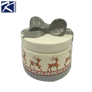 Personalizado único Patrón de los ciervos de la Navidad Linda tazas de cerámica - Product Image 5