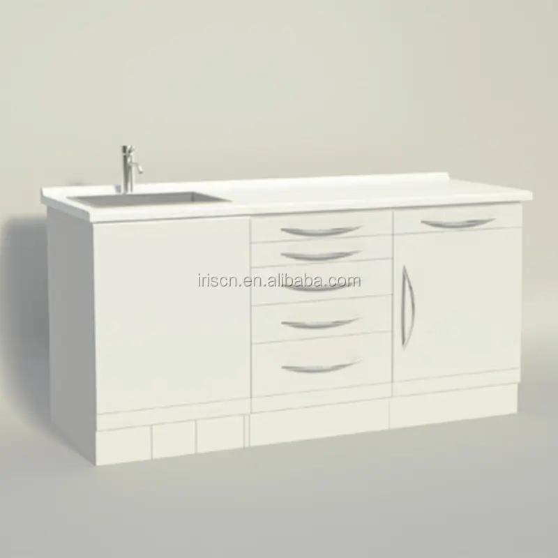 Moderno colore bianco Armadi con cassetti per mobili da laboratorio Dentale