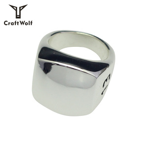 Craft Wolf Fashion Jewelry Diseño único 1314 Pebble Square Pigeon Ring venta <span class=keywords><strong>al</strong></span> <span class=keywords><strong>por</strong></span> <span class=keywords><strong>mayor</strong></span> Diseño original joyería Fábrica China - Product Image 4