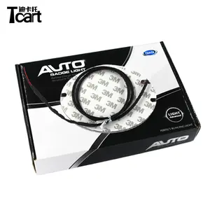 Logo de voiture Led 4D, 1 pièce, lampe Badge arrière, en métal, accessoire décoratif