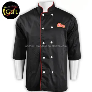 Ensemble de chemises de chef cuisinier, uniformes du personnel de restaurant