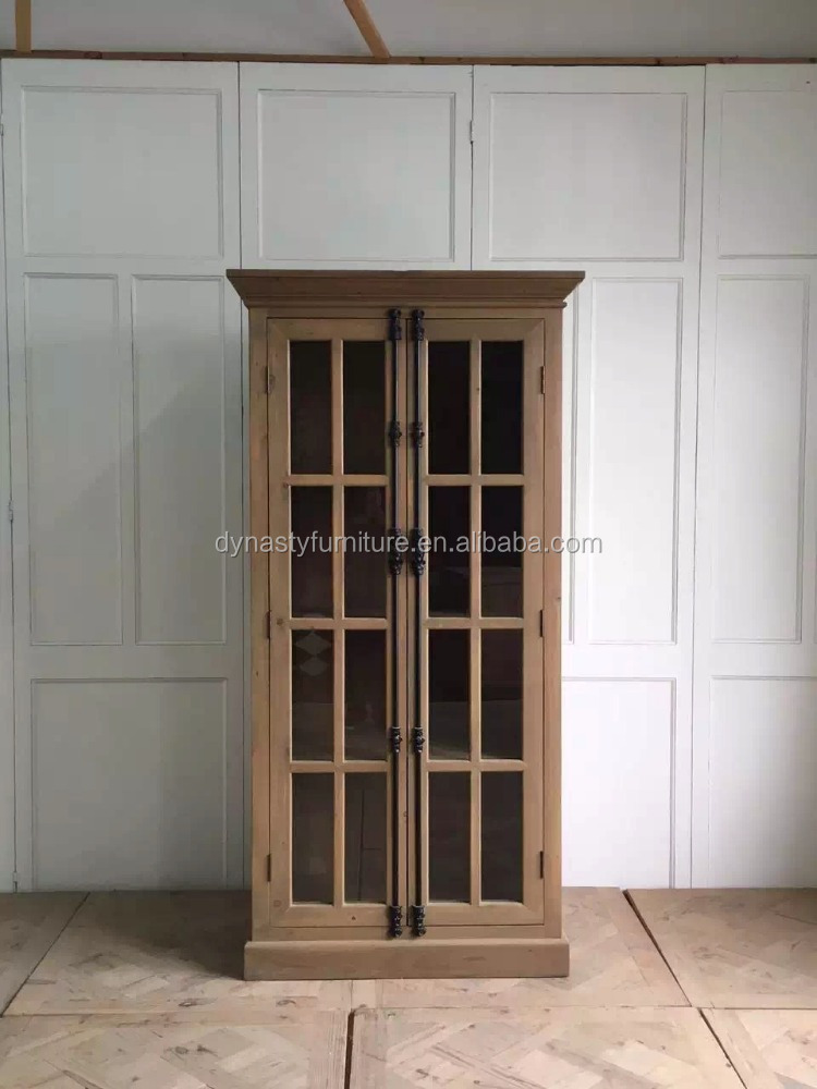 Винтажный деревянный винно-Коричневый шкаф