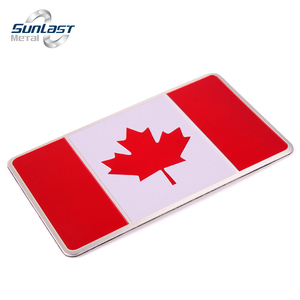 Weather-Resistant Aluminum Decal Canada Flag <strong>Bumper</strong> <strong>Sticker</strong> for <strong>Cars</strong> - Product Image 5