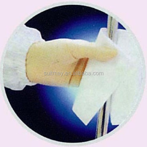 Lingettes ESD pour salle blanche standard SI Brand Classe 10000 Blanches 100% Polyester 9x9 150 pièces/sac - Product Image 1
