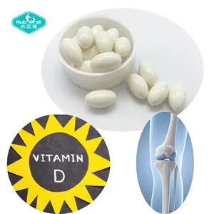 Nutrifirst Voedingswaarde Producten Fabrikanten VD3 Supplement Vloeibare Calcium Vitamine D3 Softgel Voor Bone Dichtheid