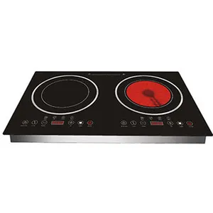 double burners touch control build-in induction cooker induction cooking