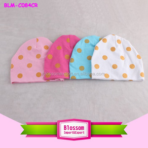 Blanco 95% algodón 5% Spandex Unisex bebé recién nacido bebé niños niñas <span class=keywords><strong>invierno</strong></span> cálido de punto negro Beanie sombrero - Product Image 5
