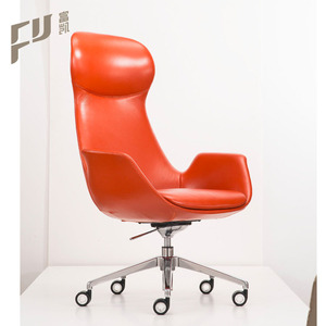 Free shipping high quality new and modern swivel leisure leather chair De bureau - Product Image 3