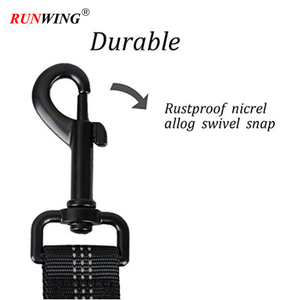 Sabuk Pengaman Mobil Anjing Universal Mewah dengan Tali Pola Solid Ramah Lingkungan Bahan Nylon Bungee Buffer - Product Image 4