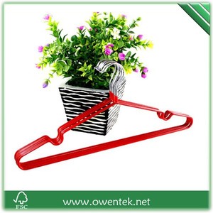 Cintres en fil d'acier inoxydable revêtu de <span class=keywords><strong>PVC</strong></span> coloré, vente en gros, pour le rangement de vêtements et le linge - Product Image 3