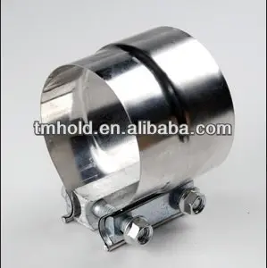 manufaktur truk knalpot / muffler penjepit / stainless steel Band klem dengan lap preformed knalpot 