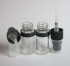 Haute qualité petit 5 ml parfum en verre transparent bouteille avec tamper evident plastique pulvérisateur - Product Image 3