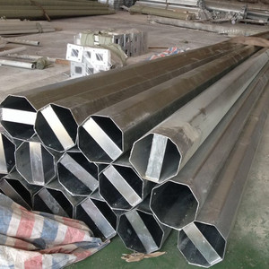 40ft Zincato a Caldo In Acciaio Conico elettrico di alimentazione utility tubolare pole - Product Image 4