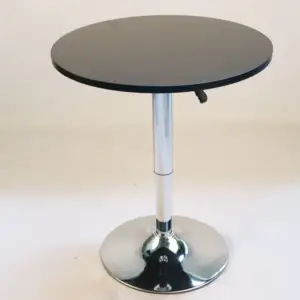 木制圆形可调高度酒吧桌咖啡桌酒吧桌