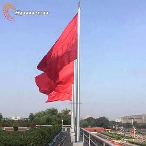 Foshan Sparco 6-100M Aluminio/Acero inoxidable Asta de la bandera Puerta de Tiananmen 6m Aluminio Spinning 20 pies Asta de la bandera de aluminio - Product Image 6