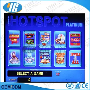 ホットスポット10で1カジノゲームpcb/ゲームボード用カジノマシン/スロットマシン