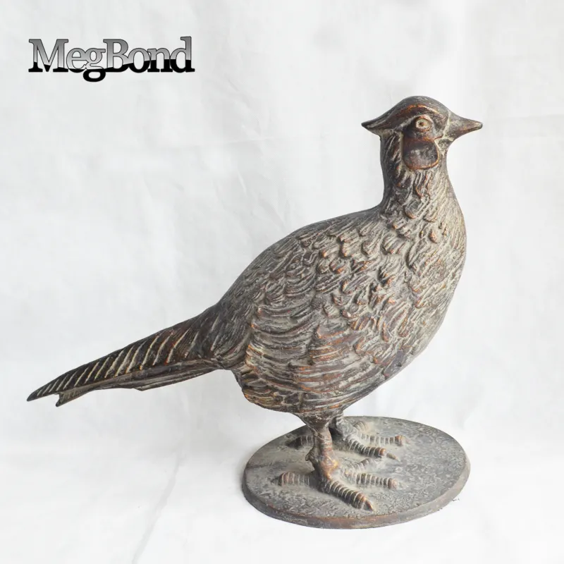 Fazant Beeldje Home Decor, Grote Vogel Standbeeld Dier Sculpturen Cijfers Brons Mid-Eeuw Modern Art