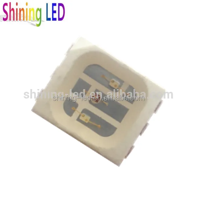 متعدد الألوان 3in1 ديود Epistar رقاقة سانان 3528RGB 6 دبابيس SMD LED 3528 RGB PLCC-6