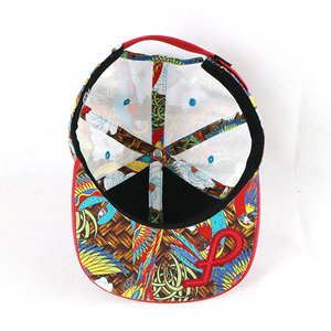 Classico bianco personalizzato protezione di snapback 100% poliestere top grade alta qualità hit hop cap - Product Image 4