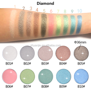 Sombra de Ojos Individual de Alta Pigmentación, Resistente al Agua, con Acabado Diamante, 74 <span class=keywords><strong>Colores</strong></span>, Marca Privada - Product Image 5