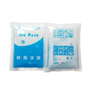 Pacote frio de contas de gel de primeiros socorros e pacote de gelo instantâneo para alívio da dor para manter a bandeja fria de 7 x 9 polegadas