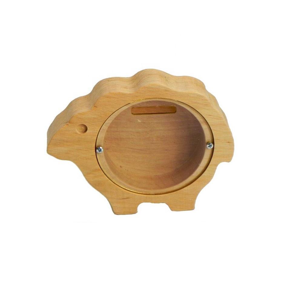 Wooden Turtle Money Bank - Save Coins with Style