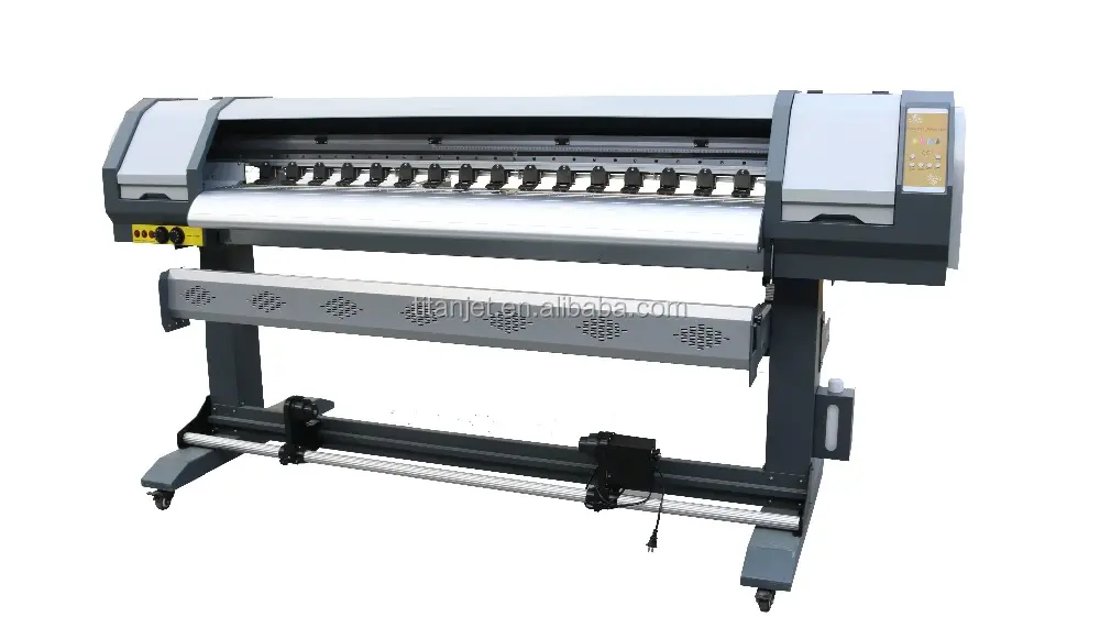 Titan jet 1.6 máquina de impresión 1440 DPI cabezal de impresión DX5 eco solvent ink