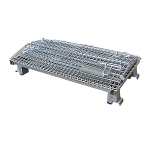 Yüksek kaliteli galvanizli katlanabilir metal tel örgü kafes palet bin kutu - Product Image 2