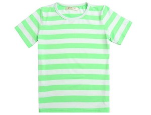 Camisetas coloridas <span class=keywords><strong>de</strong></span> <span class=keywords><strong>rayas</strong></span> horizontales <span class=keywords><strong>de</strong></span> cáñamo para niños - Product Image 4