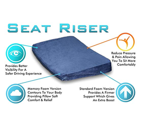 <span class=keywords><strong>Coussin</strong></span> <span class=keywords><strong>rehausseur</strong></span> de siège auto en mousse collée avec base antidérapante - Product Image 3