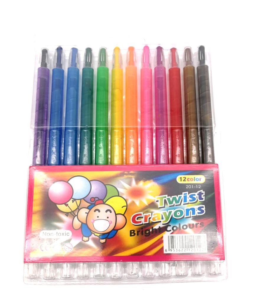 2019 Лидер продаж от производителя, скручиваемый пластиковый скручиваемый карандаш, Гладкий Карандаш для рисования для детей