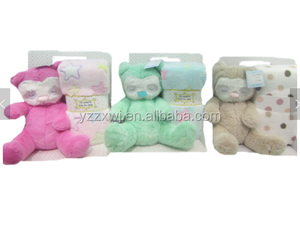 ファンネル生地超ソフトぬいぐるみ毛布象バニーウサギぬいぐるみ毛布ぬいぐるみぬいぐるみ毛布付き - Product Image 3