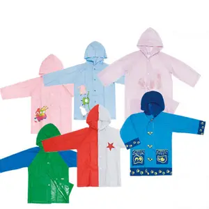 Impermeabile personalizzato moda stampato EVA /pvc impermeabile per bambini
