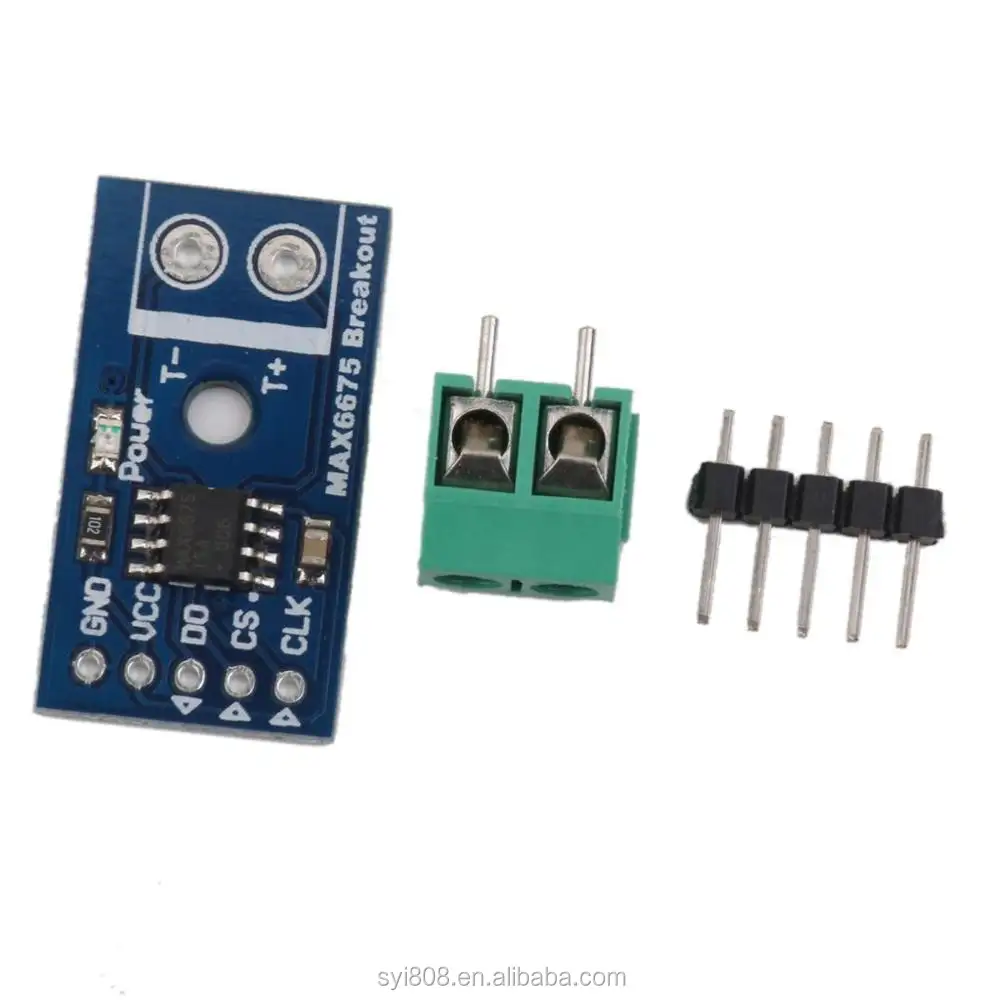 MAX6675 Module + K Type Thermocouple Temperature Sensor For SPI Interface Module