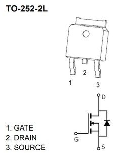 Ban đầu dc010ng thay thế để-252 N kênh 30V 60A MOS Ống U t60n03 60n03 vá bóng bán dẫn - Product Image 5
