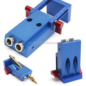 1Set Mini Poche Trou Perceuse Gabarit Kit + Étape Foret Ensemble Pour Outil De Menuiserie avec Boîte - Product Image 6
