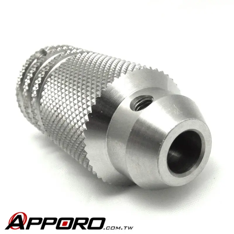 APPORO CNC מחרטה מפנה חלק משלוח חיתוך פלדה 12L14 ניקל מצופה מחורץ ג 'מבו כידון סט בורג יחיד Tapered ידית