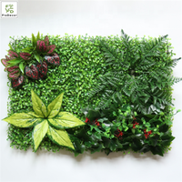 En gros Vente Chaude D'herbe Verte Artificielle Feuilles Plante Mur pelouse Noce Café Décoration Cryptage Toile De Fond D'étape