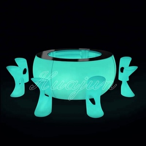 Barra redonda de luz LED con iluminación móvil, barra moderna para vino, jugo, venta al por mayor, fábrica de China - Product Image 3