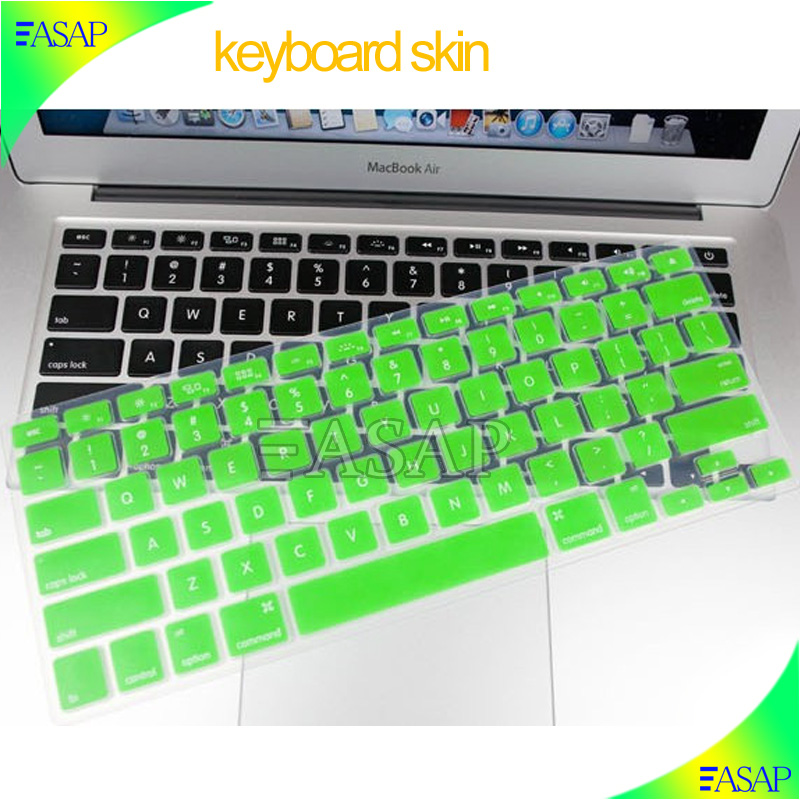 Гибкая и Водонепроницаемый красочные крышку клавиатуры для macbook, для macbook клавиатуры кожи