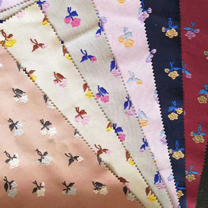 गर्म बिक्री छोटे फूल पैटर्न बुना हुआ ब्रोकेड जैक्वार्ड कपड़े - Product Image 2